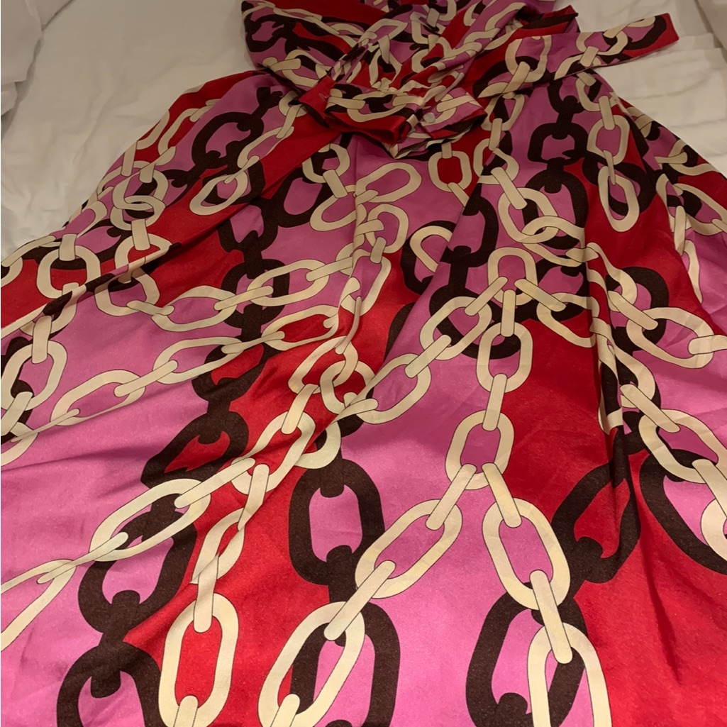 Absolutely Stunning Versace Like Print And Style Zara Dress For Any Occasions Xl
